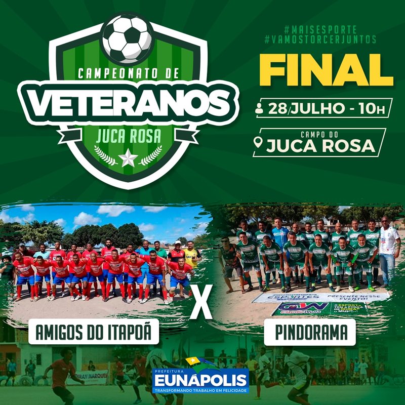 Grande final do Campeonato Veteranos é neste domingo (28) VIA 41